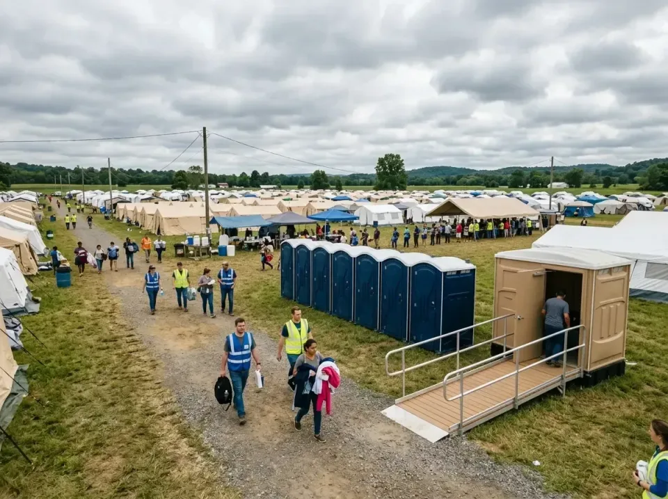 disaster-relief-camp-restrooms-010 — frequently asked questions, Dumpster & Portable Bathrooms Rental in Mountain Home, ID
